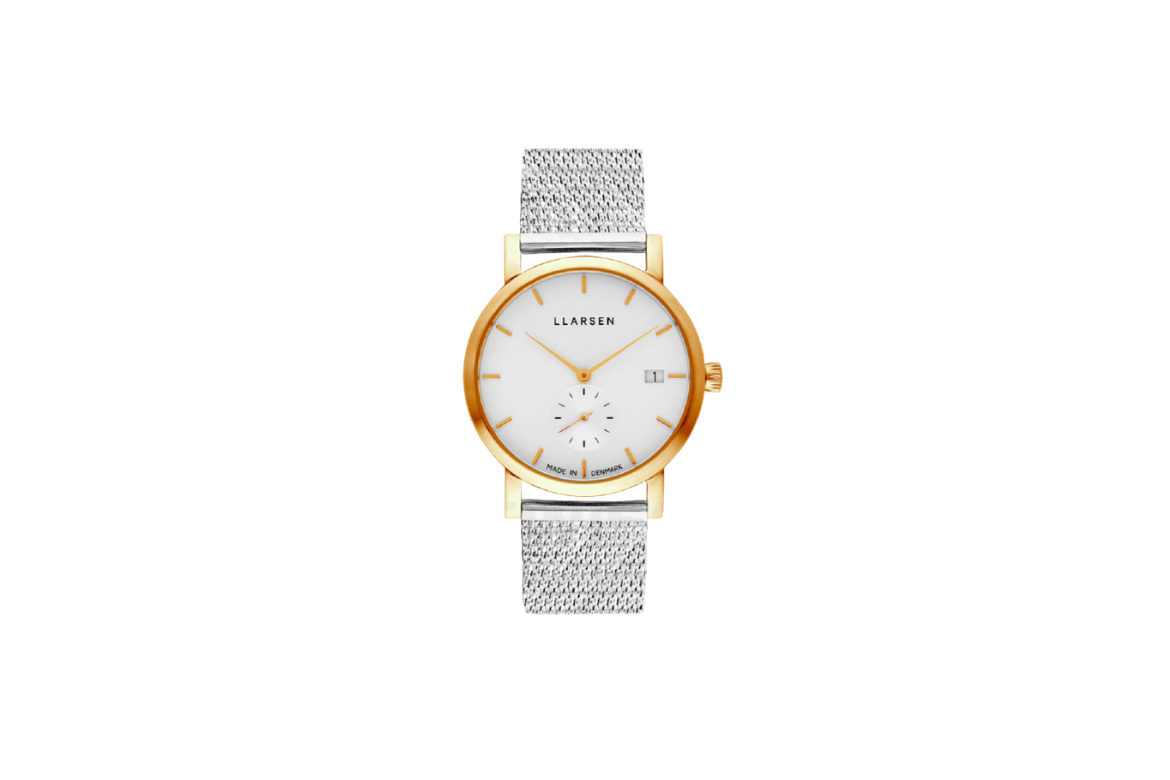LLarsen 137GWG3-MSS3-18 – zegarek i bransoletka w minimalistycznym wydaniu